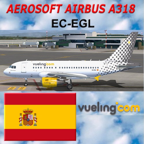 More information about "Aerosoft A318 EC-EGL "vueling""