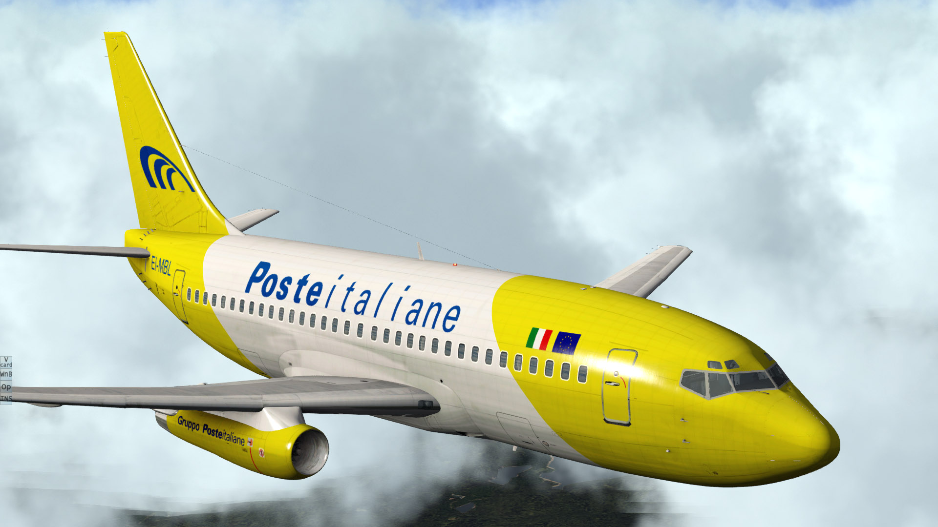 More information about "Poste Italiane - Boeing 737-200 TwinJet"