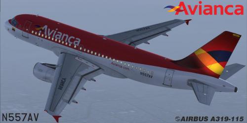 More information about "Avianca Colombia Airbus A319-115 N557AV Old Livery"