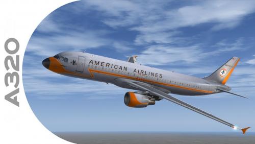 More information about "Airbus A320 Retro American Airlines (Fictional)"