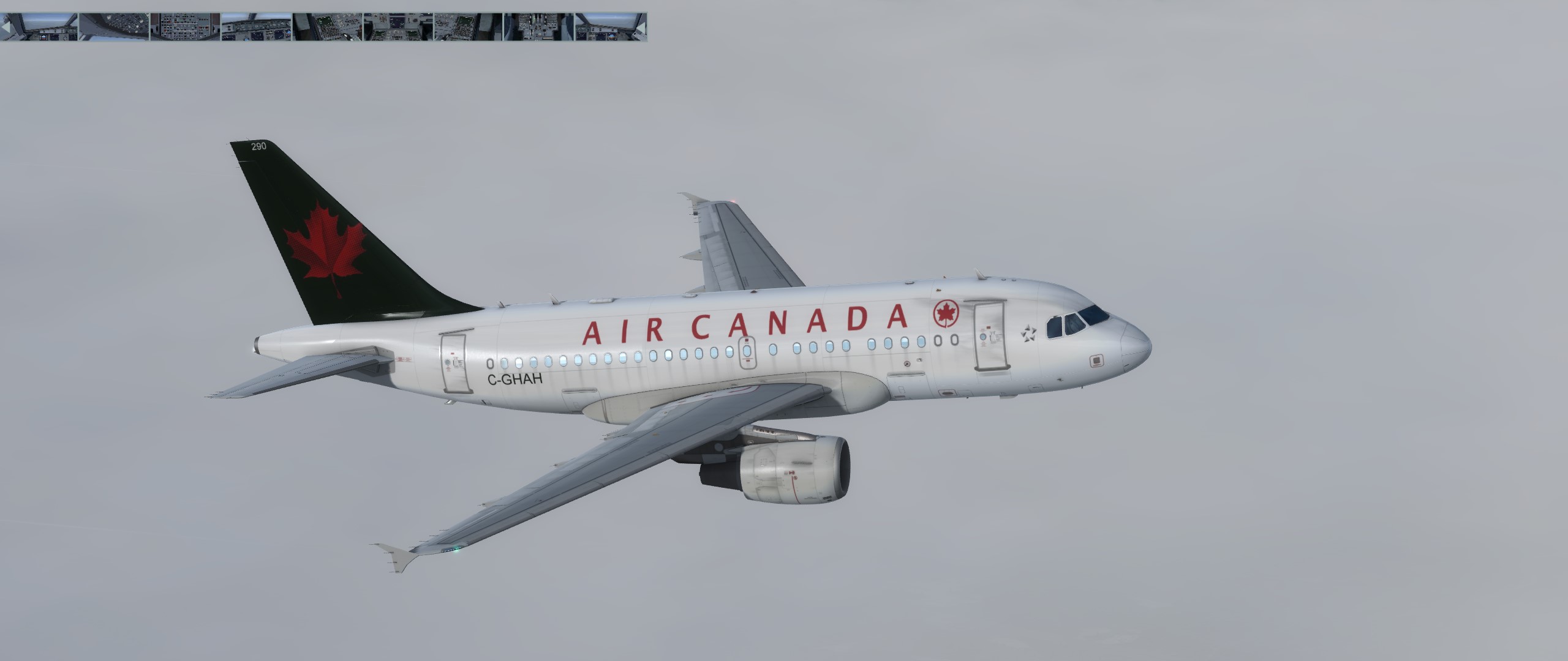 Air Canada A318 1990 Livery
