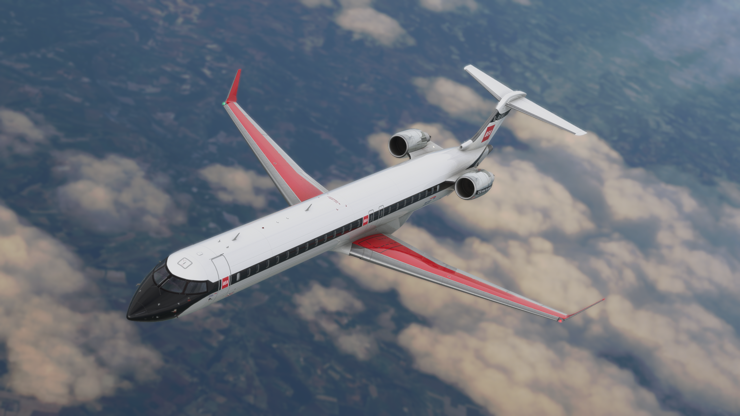 Aerosoft CRJ-900 BEA  Retro ( Fictional )
