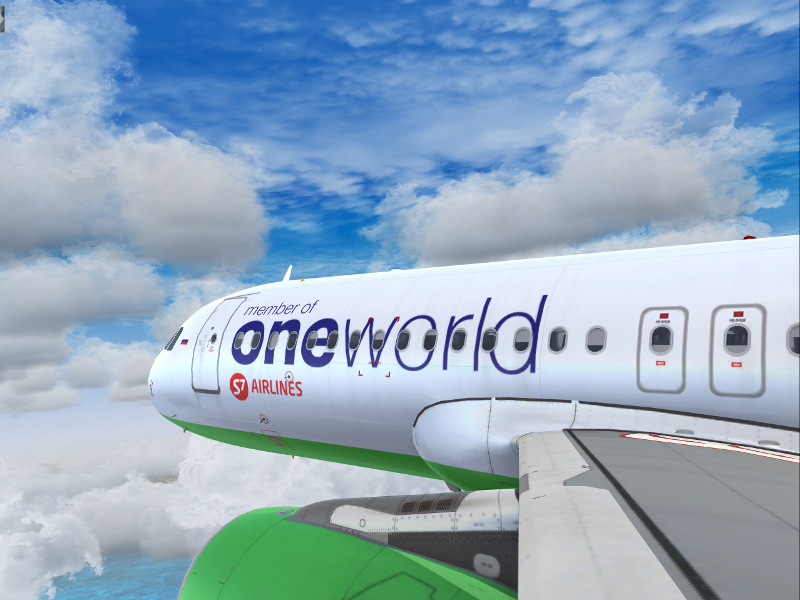 More information about "S7 Siberian Airlines OneWorld Livery A320 CFM VQ-BRD"