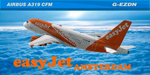 Easyjet A319 CFM G-EZDN "AMSTERDAM"