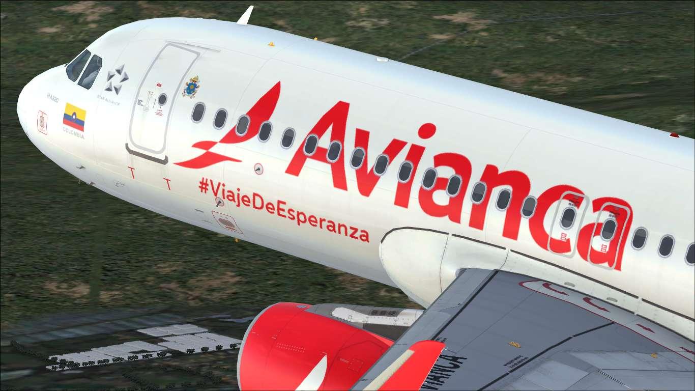 Avianca Colombia "#ViajeDeEsperanza" N755AV