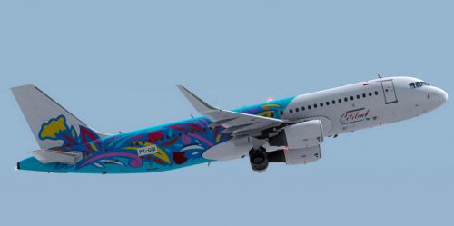 More information about "Aerosoft A320 Citilink PK-GQI "Floral 2001-2008 c/s""