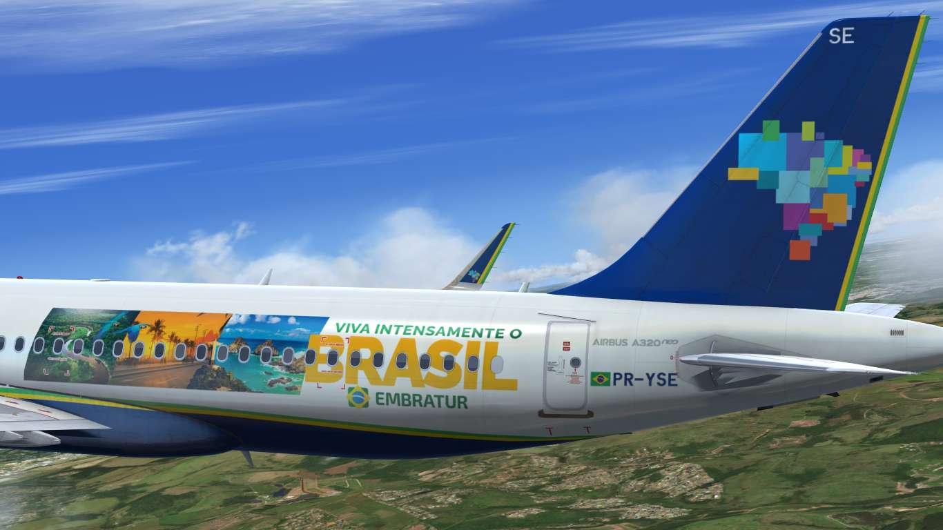 Azul Linhas Aéreas Brasileiras "Embratur" PR-YSE Airbus A320 CFM