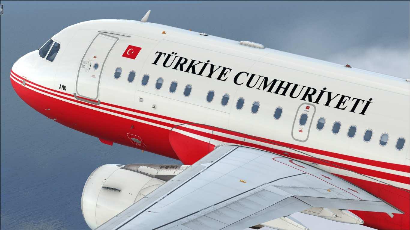 Republic of Turkey TC-ANK Airbus A318CJ CFM