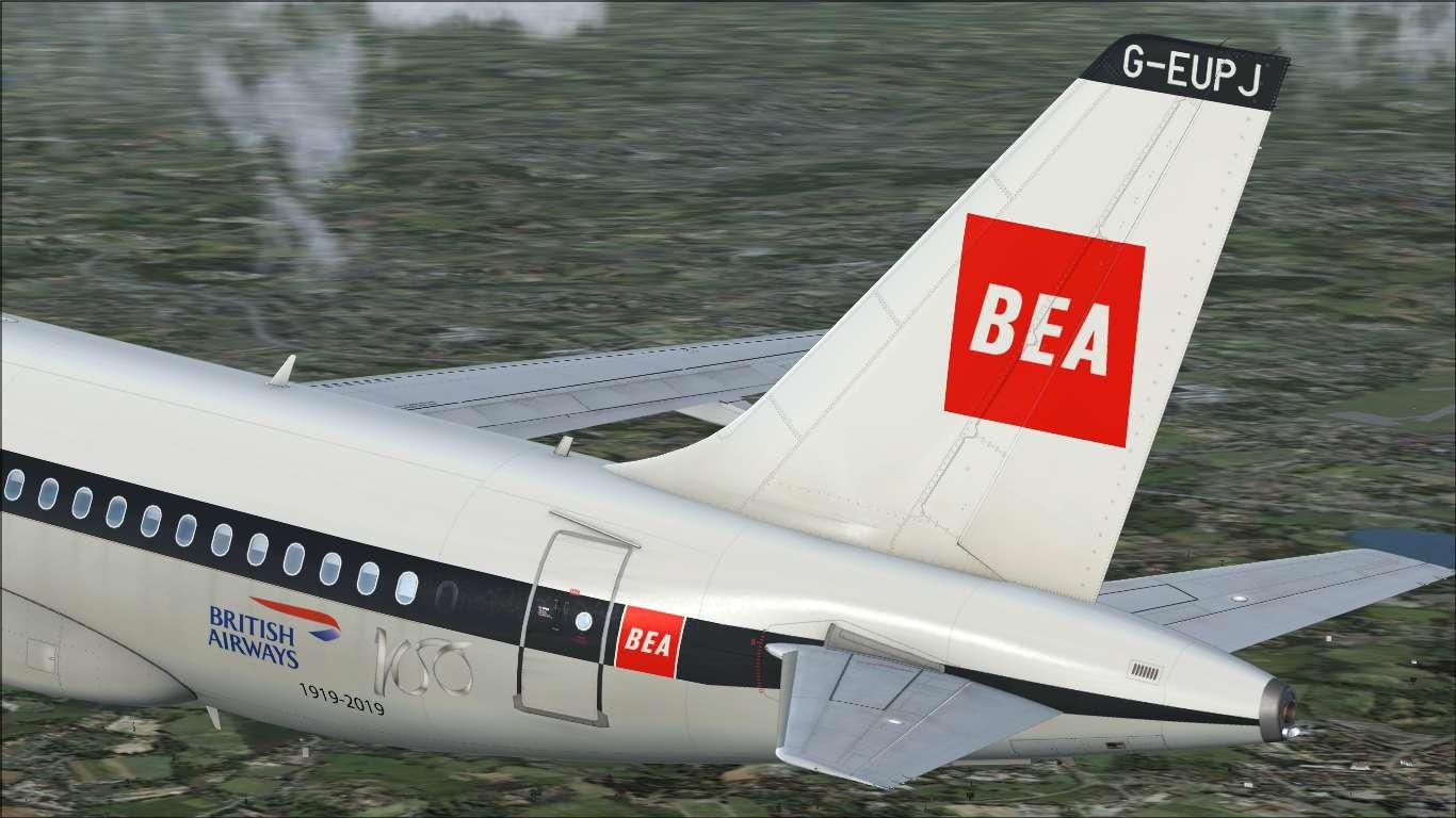 British Airways (BEA Retrojet) G-EUPJ Airbus A319 IAE