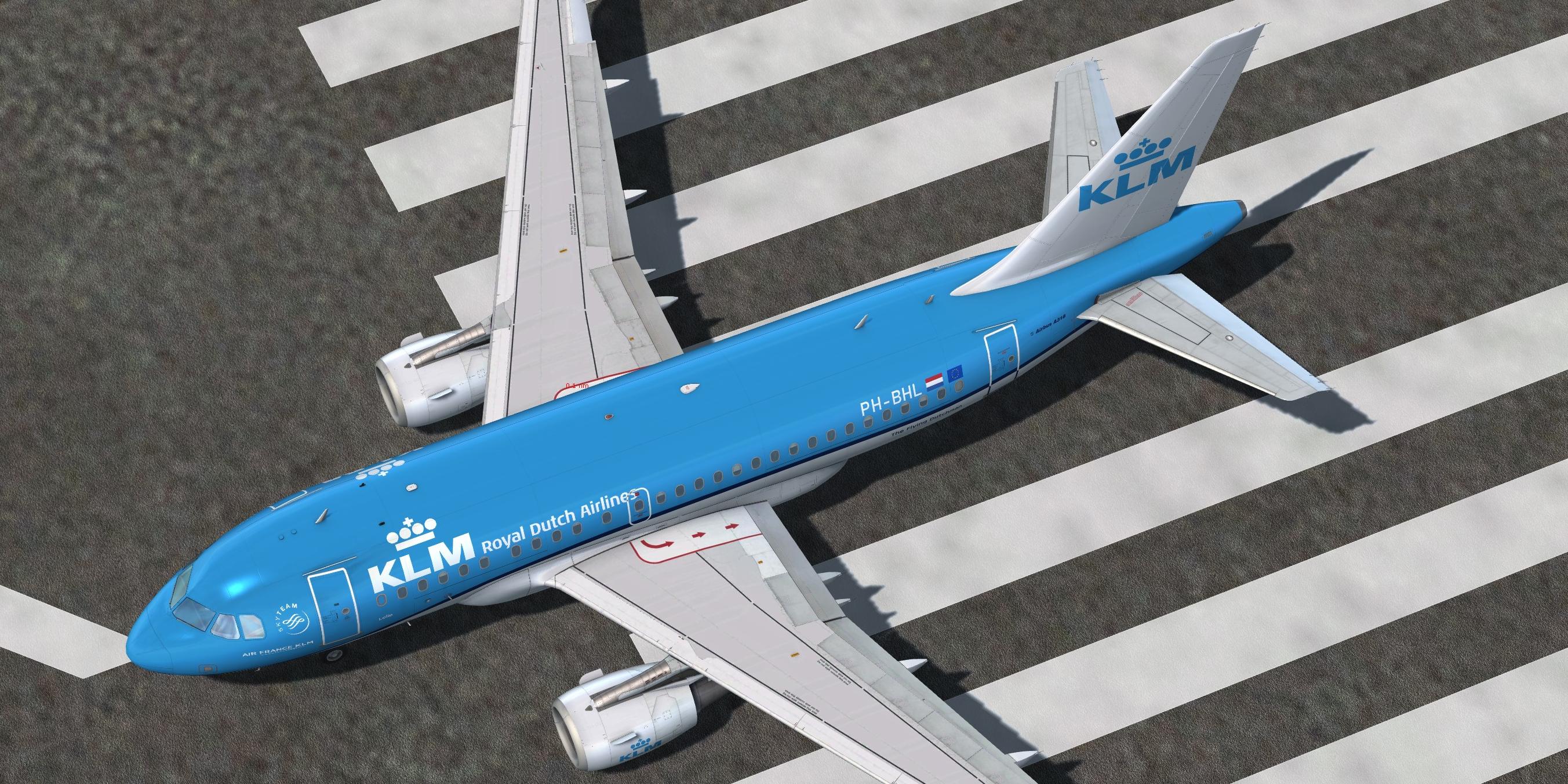 KLM Royal Dutch Airlines (fictional) Airbus A318-111 CFM