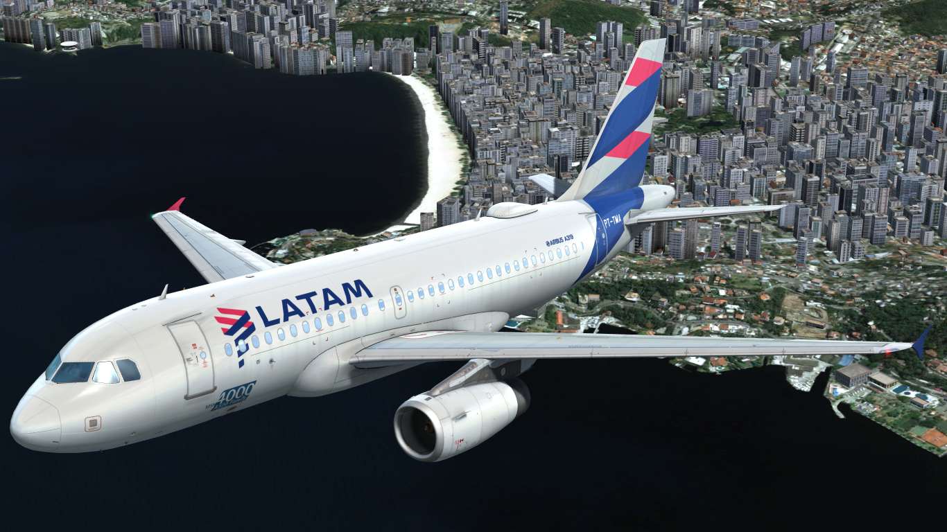 LATAM Airlines Brasil 4000º A320 PT-TMA Airbus A319 IAE