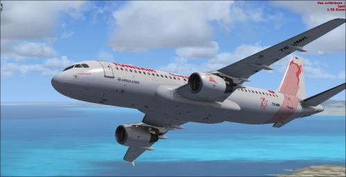 More information about "Airbus A320-214 TS-IMR Tunisair 70years stickers livery for Aerosoft A320 CFM model"