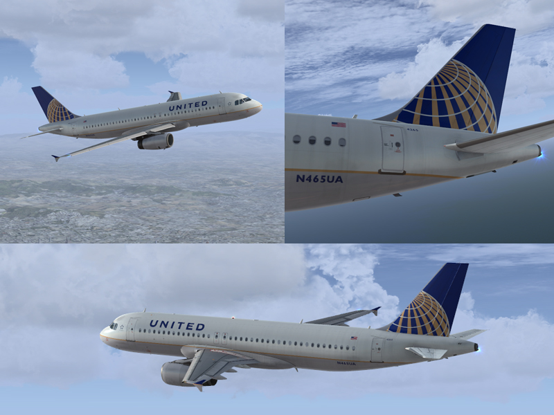 More information about "Airbus A320 United Airlines N465UA"