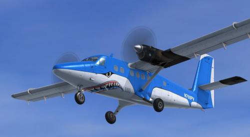 More information about "Twin Otter N708PV Blue Shark"