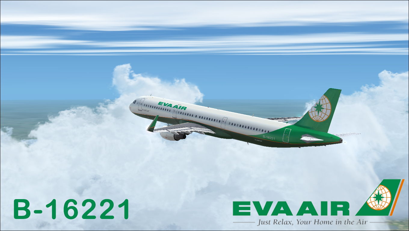 More information about "Eva Air A321 CFM SL B-16221 New Livery HD"