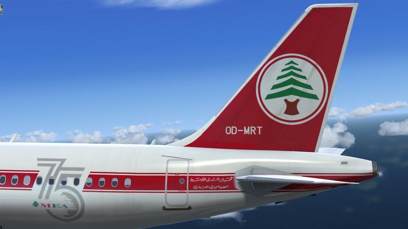 Middle East Airlines "75 Years" OD-MRT Airbus A320 IAE