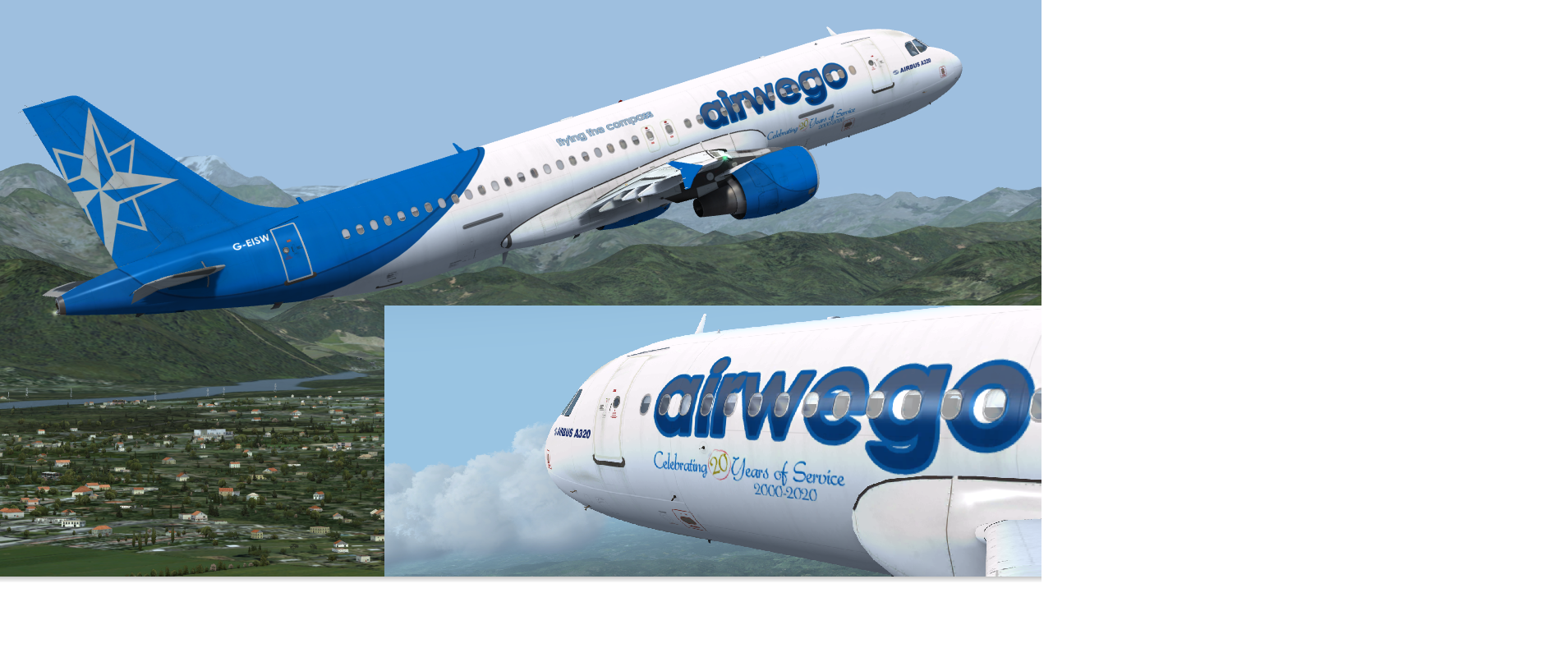 Aerosoft Professional Airbus A320 Airwego G-EISW_20th
