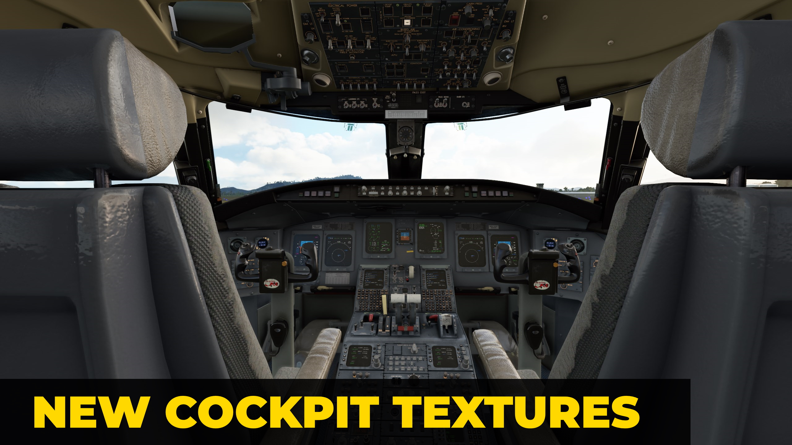 CRJ700 Cockpit Textures Mod