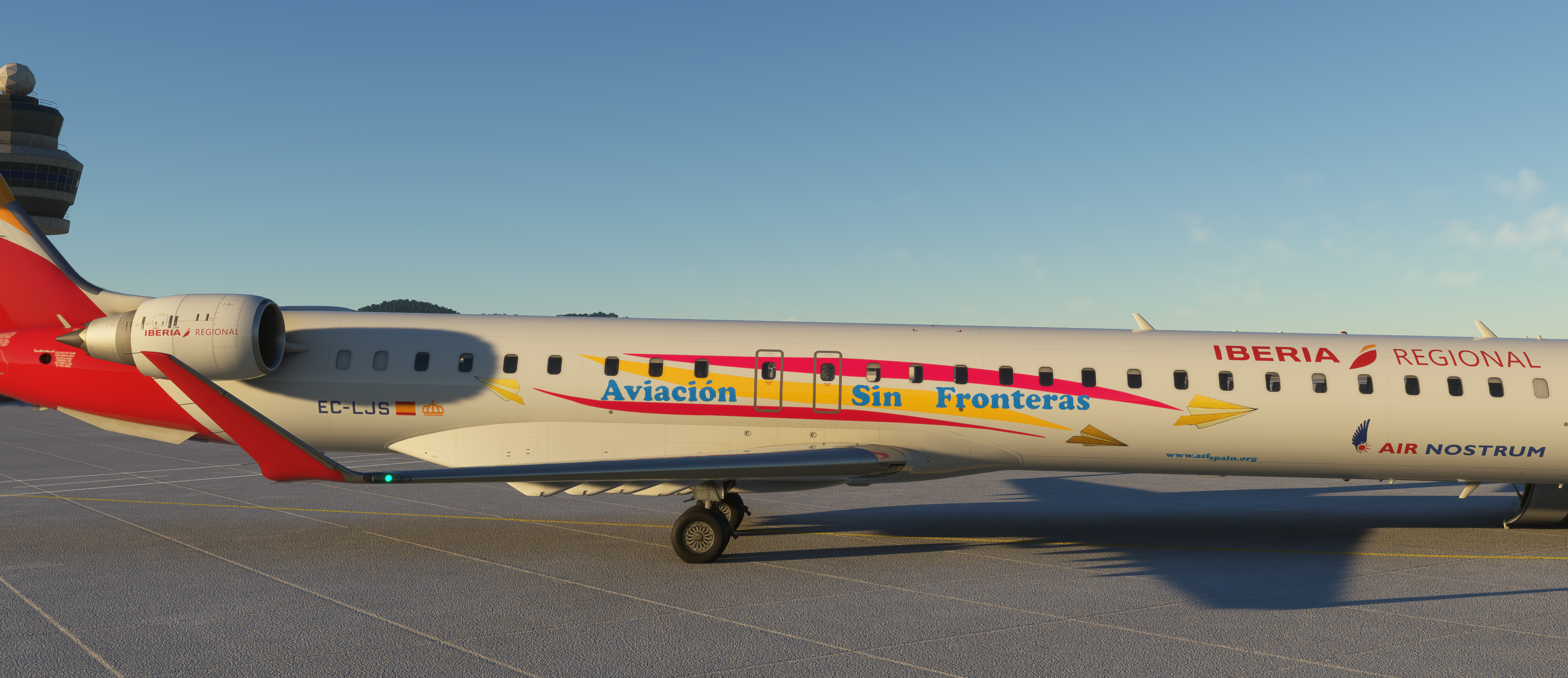 CRJ1000 AIR NOSTRUM - EC-LJS - AVIACION SIN FRONTERAS -  HIGH QUALITY- MSFS