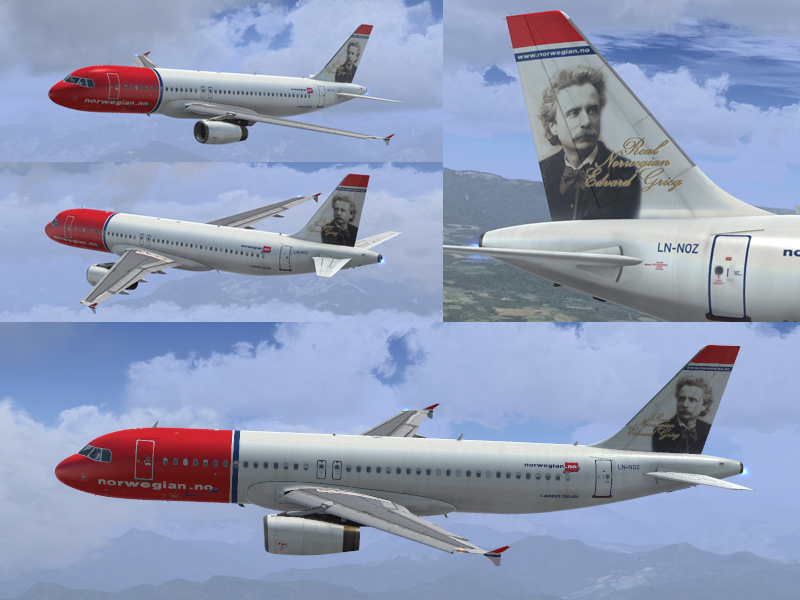 More information about "Airbus A320 Norwegian Air Shuttle LN-NOZ"
