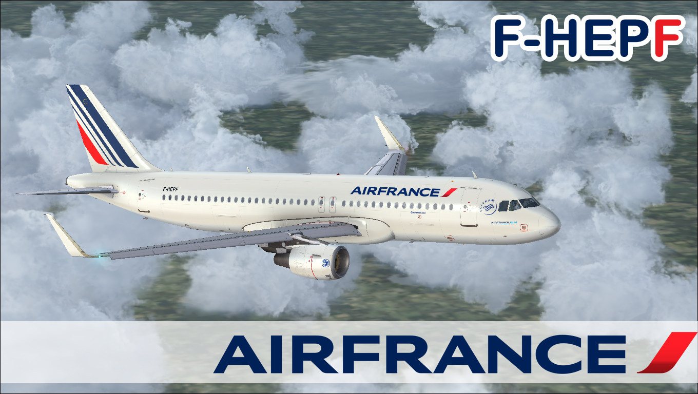More information about "Air France A320SL CFM New Livery HD"
