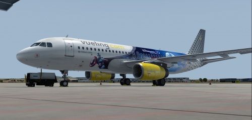 More information about "Airbus A320 Vueling EC-MYC Sharklet Disneyland 25th."