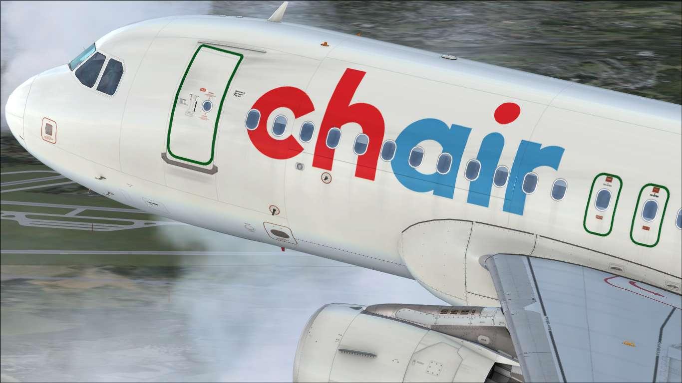 Chair Airlines HB-JOH Airbus A319 CFM