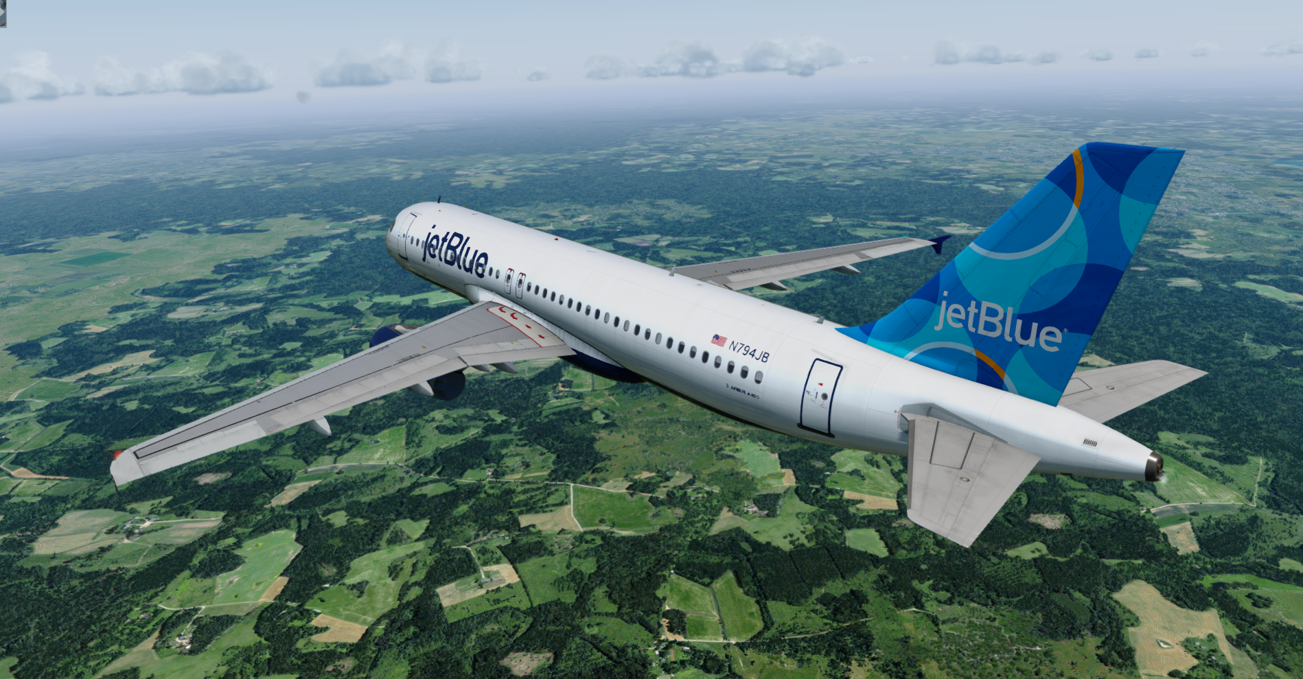 [4K] JetBlue Airways N794JB Spotlight Tail Airbus A320 IAE