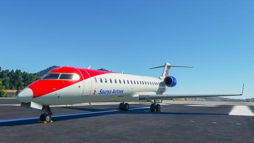 More information about "Saurya Airlines livery for Aerosoft CRJ"