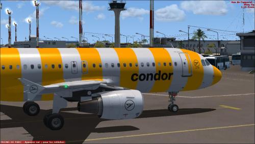 More information about "Condor Airbus A320-214 D-AICU yellow strips livery for Aerosoft A320 CFM X model"