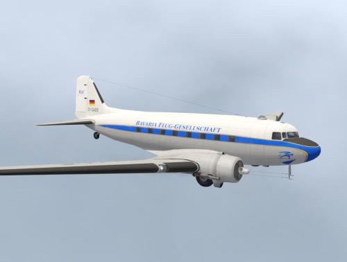 More information about "Bavaria Flug-Gesellschaft D-CADE for VSKYLABS C-47 Skytrain and DC-3 Airliner"