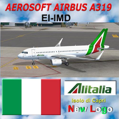 More information about "Aerosoft A319 EI-IMD "Alitalia" new logo"