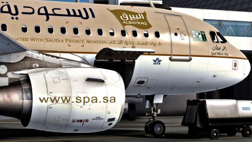 Saudi Airlines "Private Aviation" D-APTA Airbus A319-112