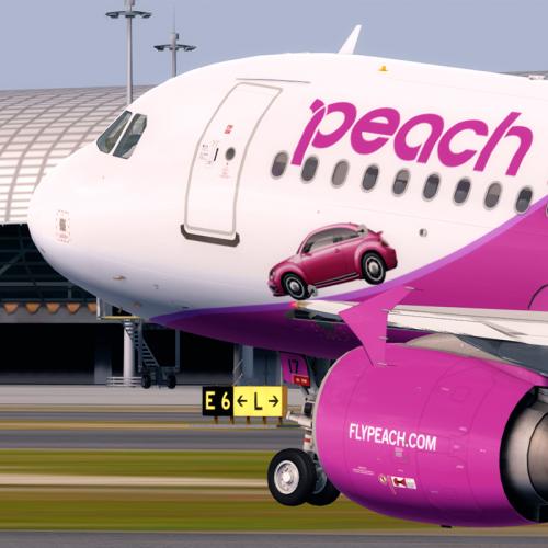 More information about "Airbus A320 Peach Aviation "Volkswagen""