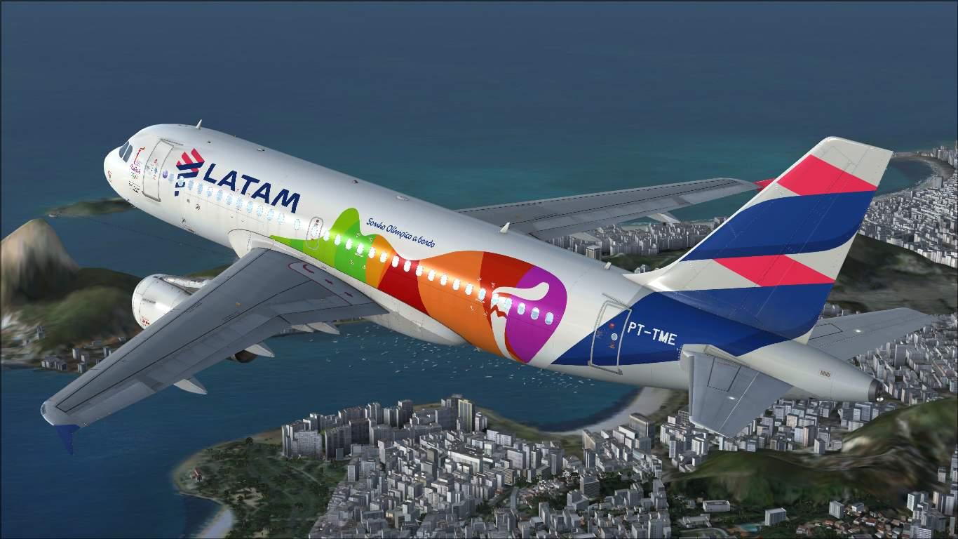 LATAM Brasil "Rio 2016" PT-TME Airbus A319 IAE