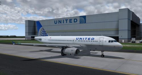 Airbus A319 United Airlines N853UA (Aerosoft A319 IAE Professional)