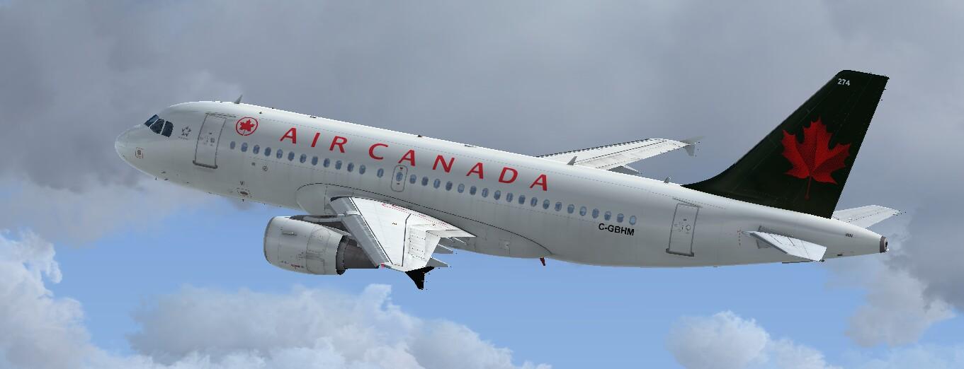 Airbus A319 CFM Air Canada 1990 Livery