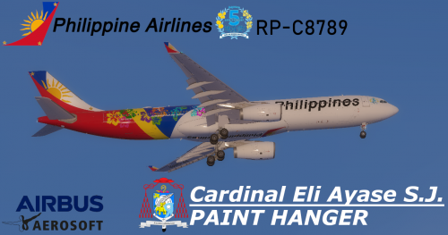 More information about "Cardinal Eli Ayase S.J. | Aerosoft A330 Professional | Philippine Airlines Tri-Class A330 "New" Livery | RP-C8789"