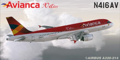 More information about "Avianca Airbus A320-214 N416AV "90 Años" Special Livery"