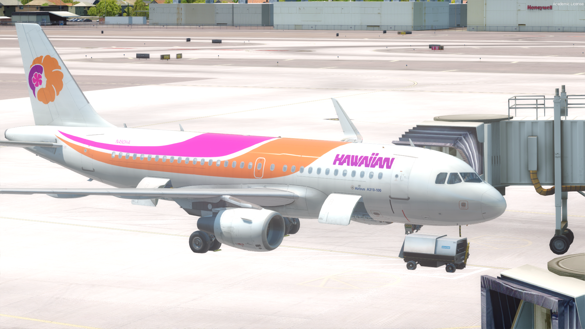 Fictional Hawaiian Airlines A319 for AS Pro Series A319