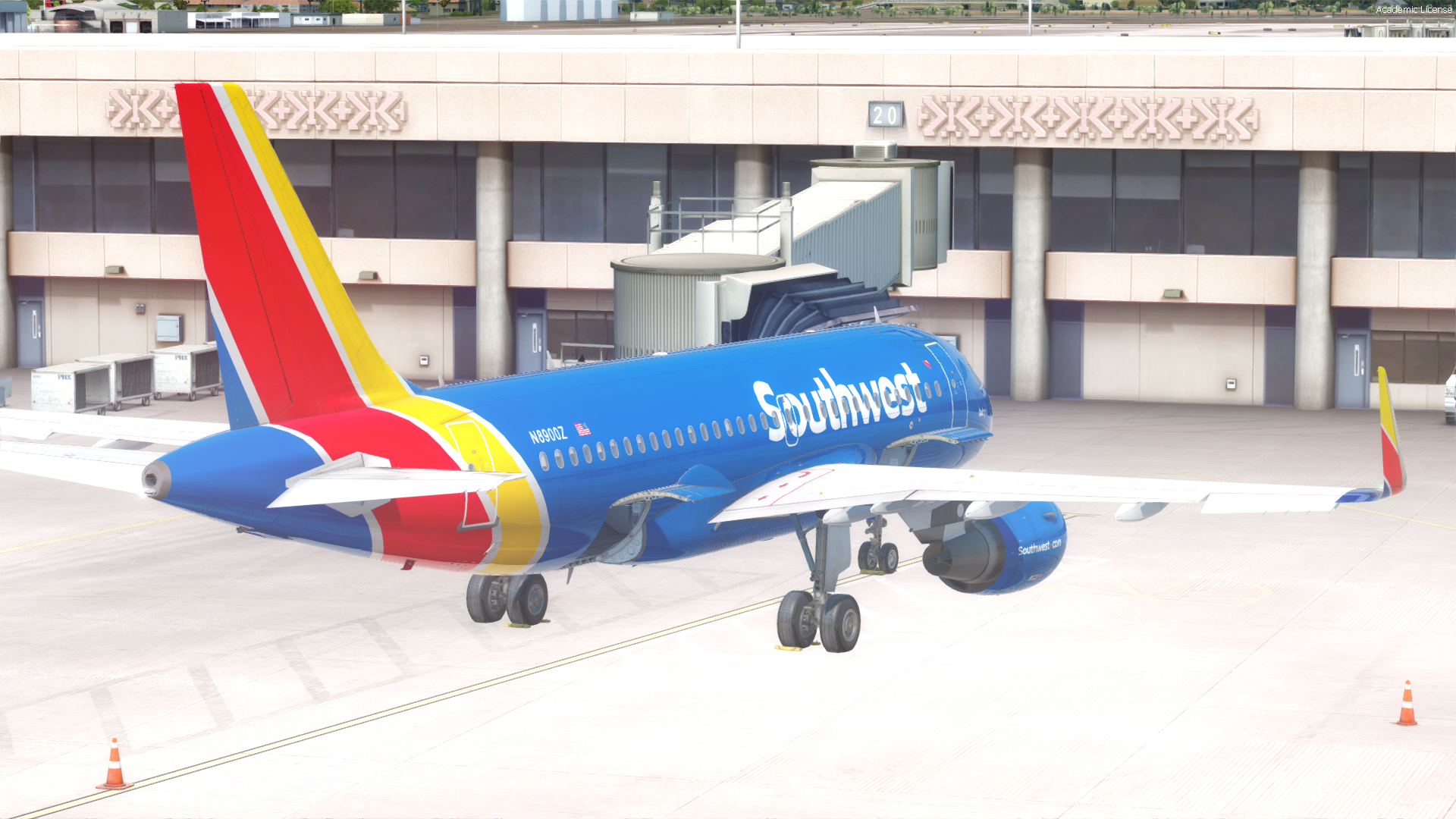 Southwest Airlines Fictional N8900Z A319 for AS Pro Series A319