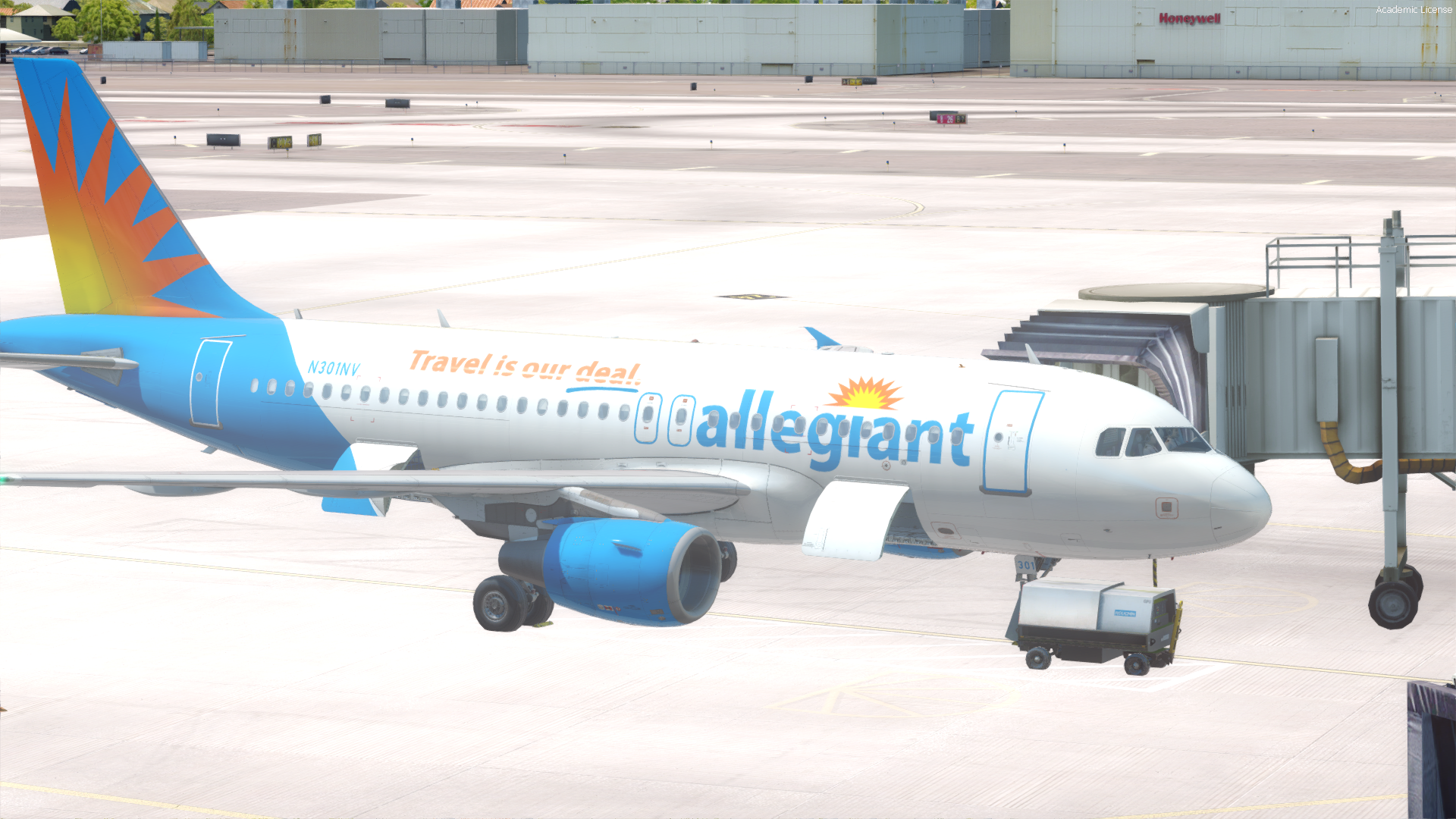 Allegiant Air N301NV A319 for AS Pro Series A319