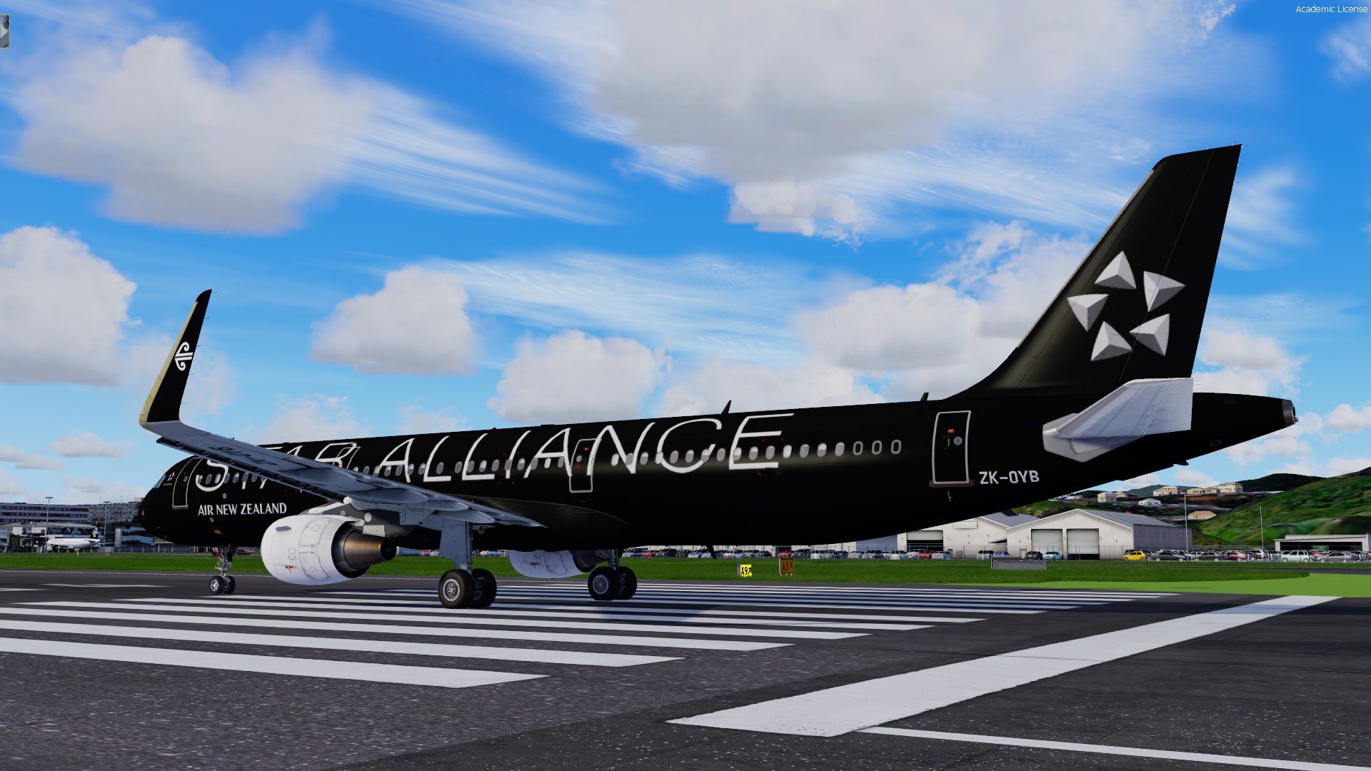 Air New Zealand Airbus A321-271N | ZK-OYB | All Black Star Alliance
