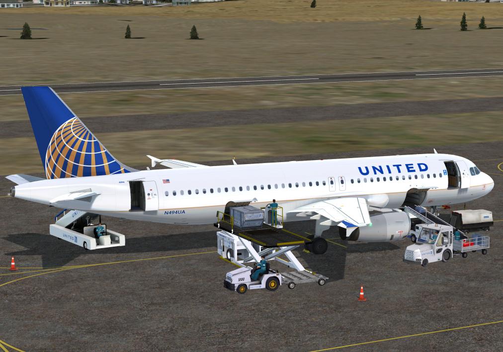 United Airlines Current Scheme for A320 Pro (P3Dv4)