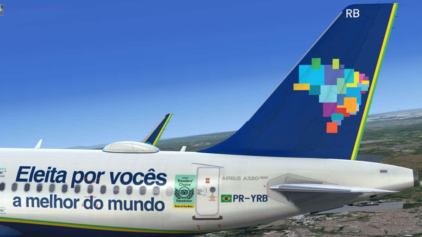 Azul Linhas Aéreas Brasileiras "Trip Advisor" PR-YRB Airbus A320 CFM