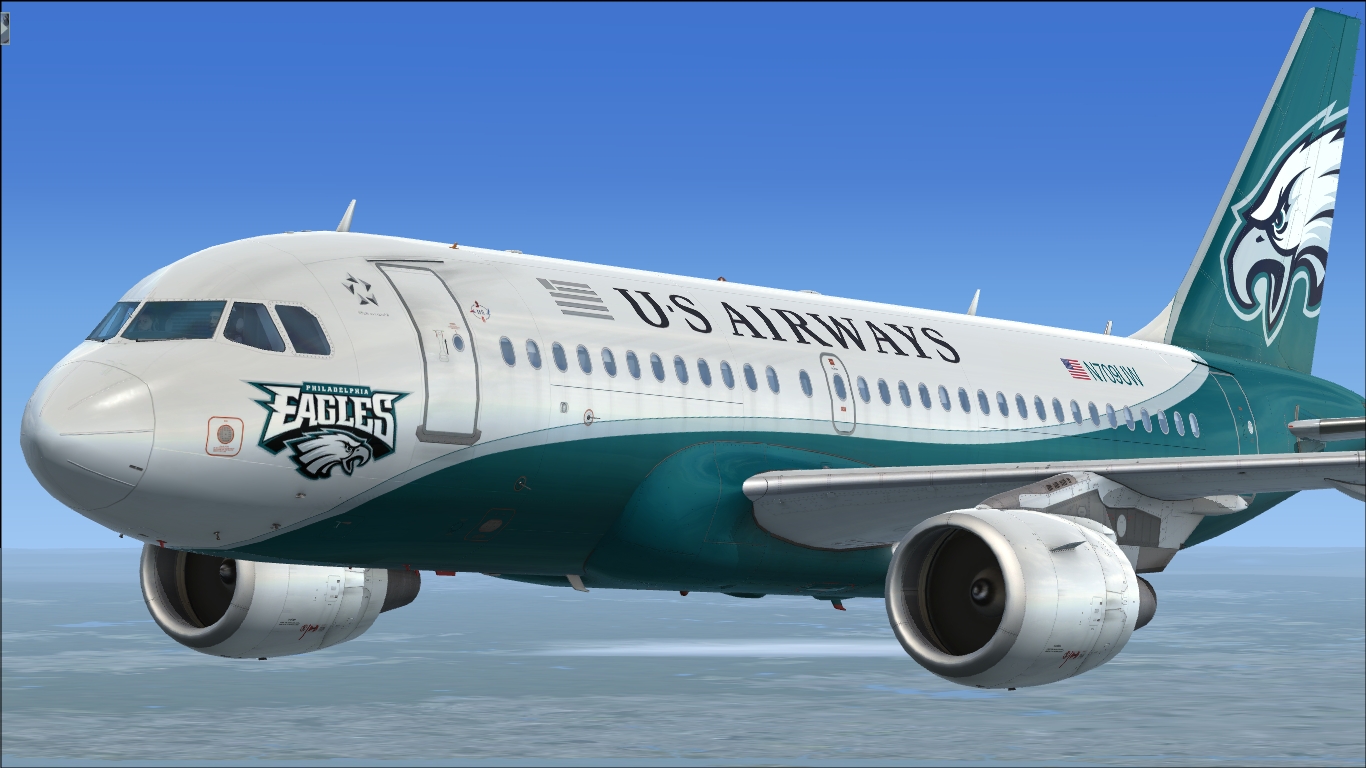 More information about "US Airways "Philadelphia Eagles" N709UW Airbus A319 CFM"