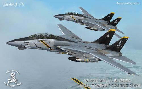 More information about "VF-103 Jolly Rogers Final Tomcat Cruise 2004 PACK"