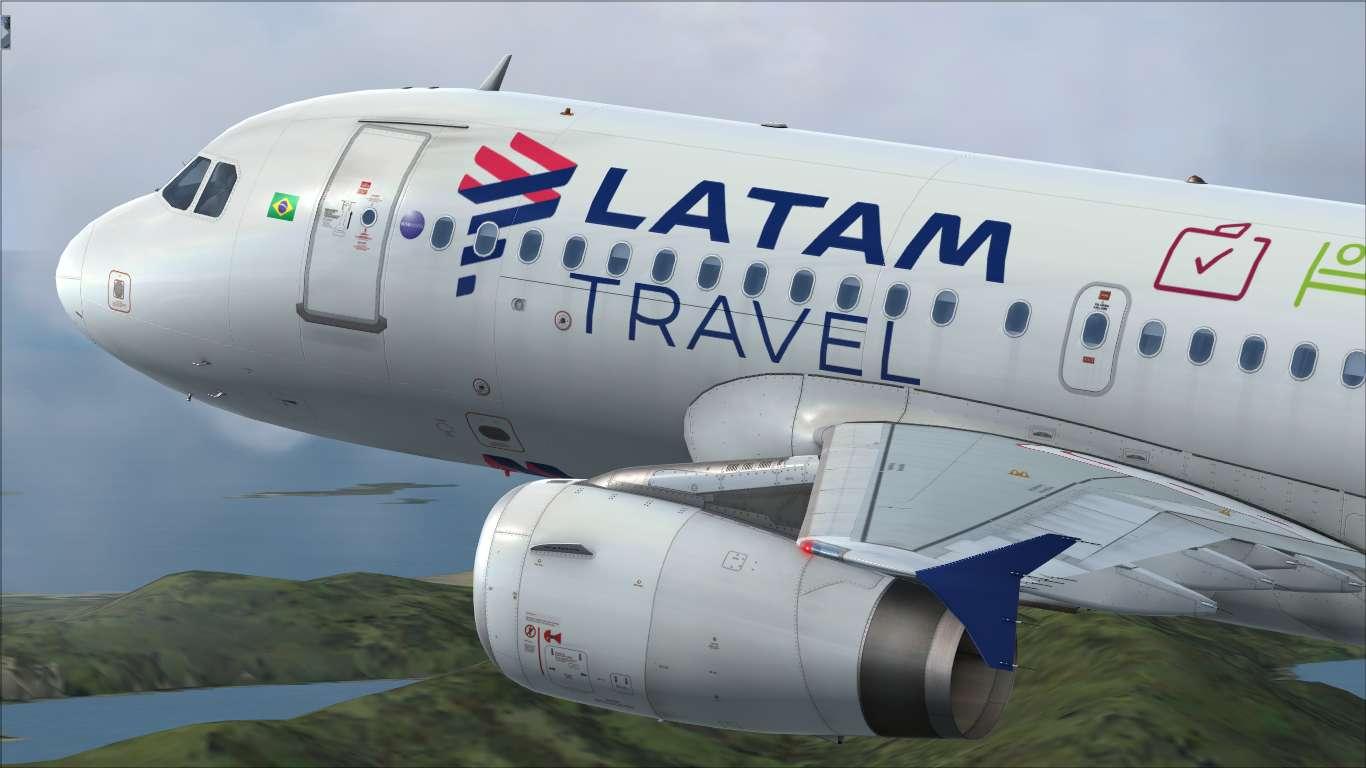 LATAM Brasil "LATAM Travel" PT-TME Airbus A319 IAE