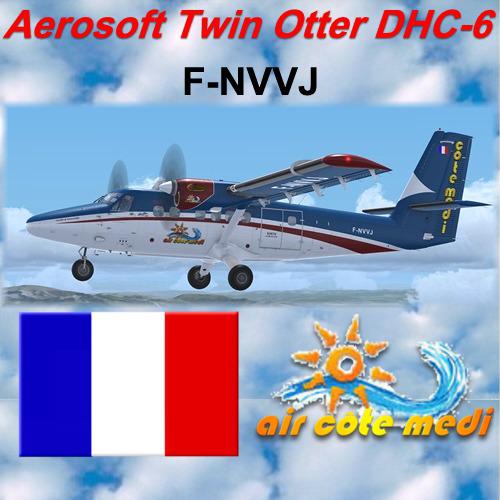 More information about "Aerosoft Twin Otter F-NVVJ "air cote medi" PAX"
