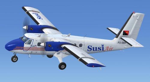 Susi Air - DHC-6 Series 100 Wheels
